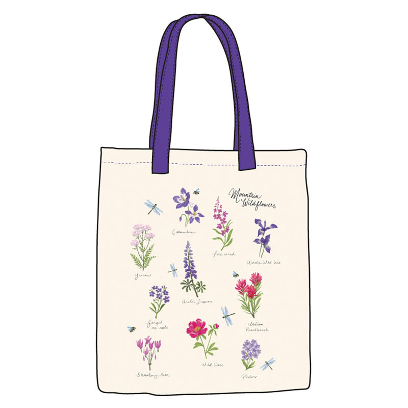 Little Blue House - Unisex Wildflowers Reusable Tote Bag