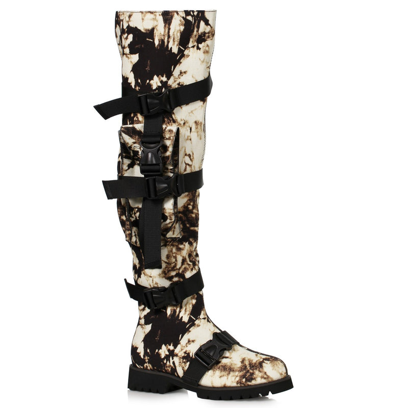 Ellie Shoes - 1" Womens Over the Knee Splatter Boot