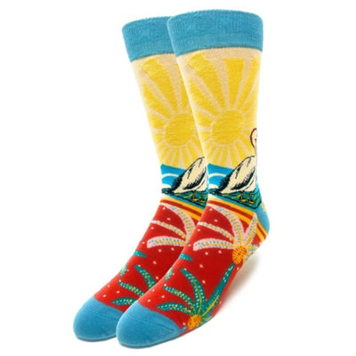 Oooh Yeah - Mens Sunshine Vibes Men's Crew Socks