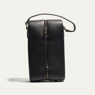 WILL Leather Goods - Unisex Hard Double Leather Wine Case