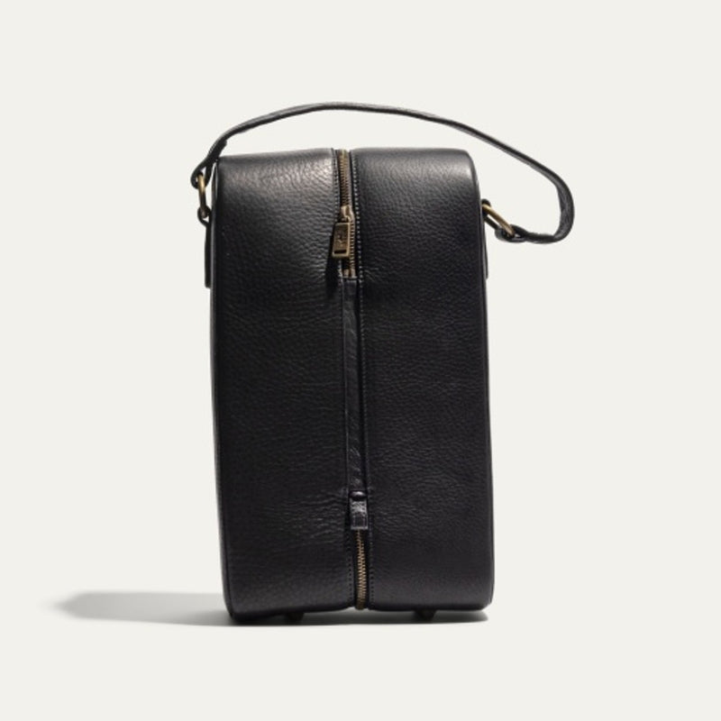 WILL Leather Goods - Unisex Hard Double Leather Wine Case