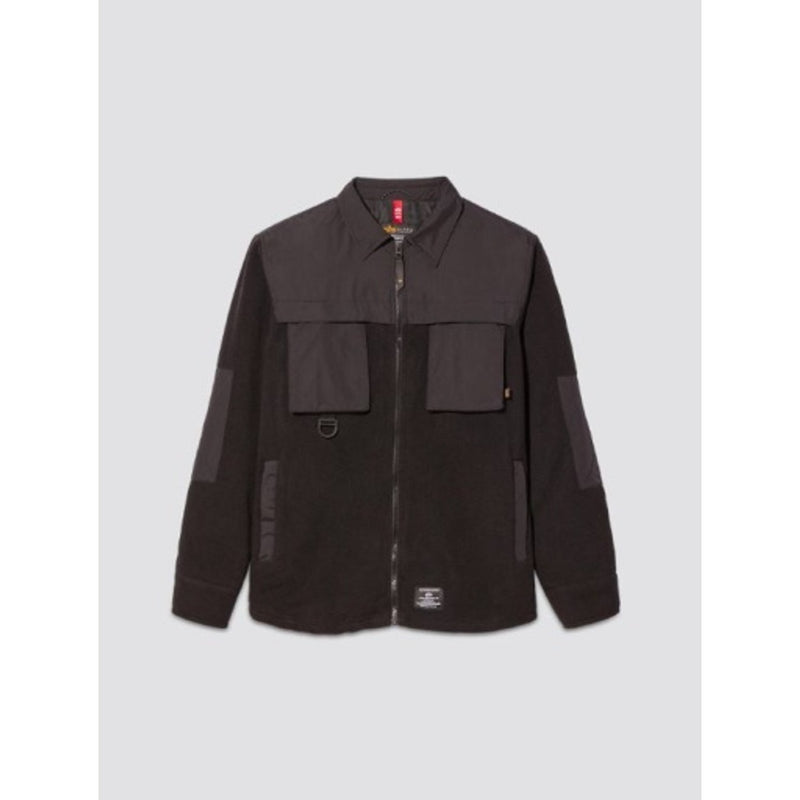 Alpha Industries - Mens Mixed Media Fleece Shirt Jacket