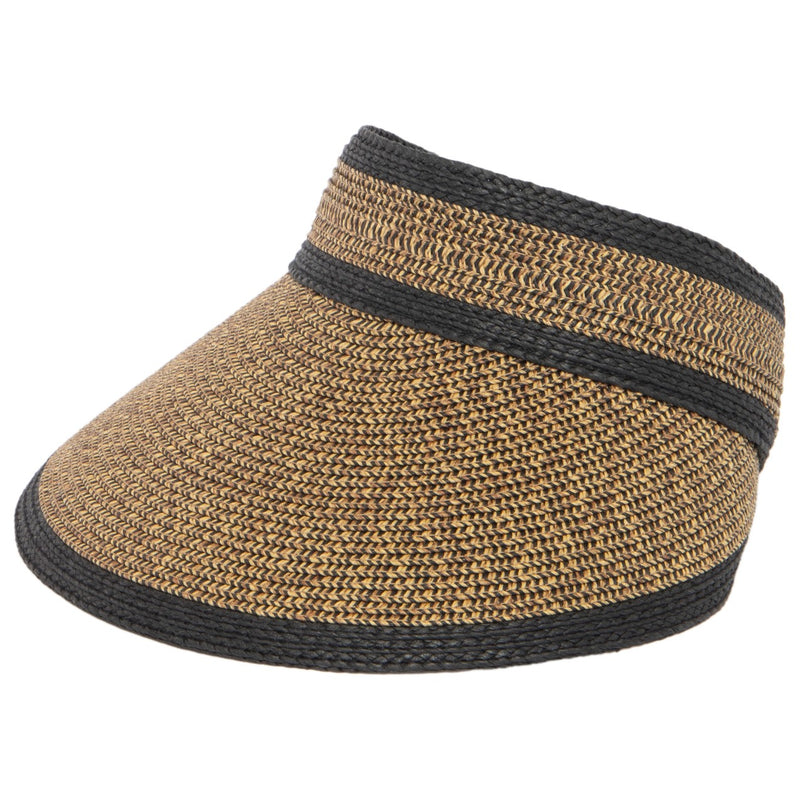 San Diego Hat Company - Skye Womens Ultrabraid Packable Roll Up Visor