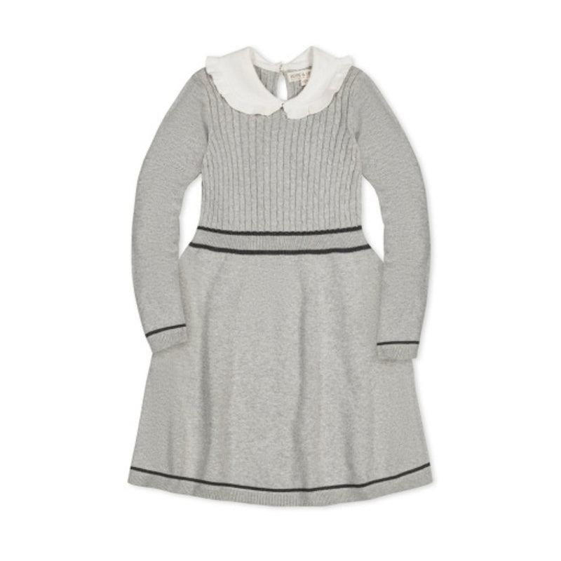 Hope & Henry - Girls Organic Peter Pan Collar Sweater Dress
