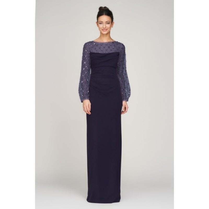 JS Collections - Womens Risha Column Gown