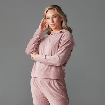 Thirty Three Threads - Unisex Brushed Rib Pullover Hoodie Primrose