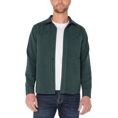 Liverpool Los Angeles - Mens Knit L/S Button Up Shirt