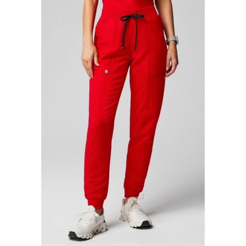 Fabletics - Womens on-Call Scrub Jogger - Goji Red