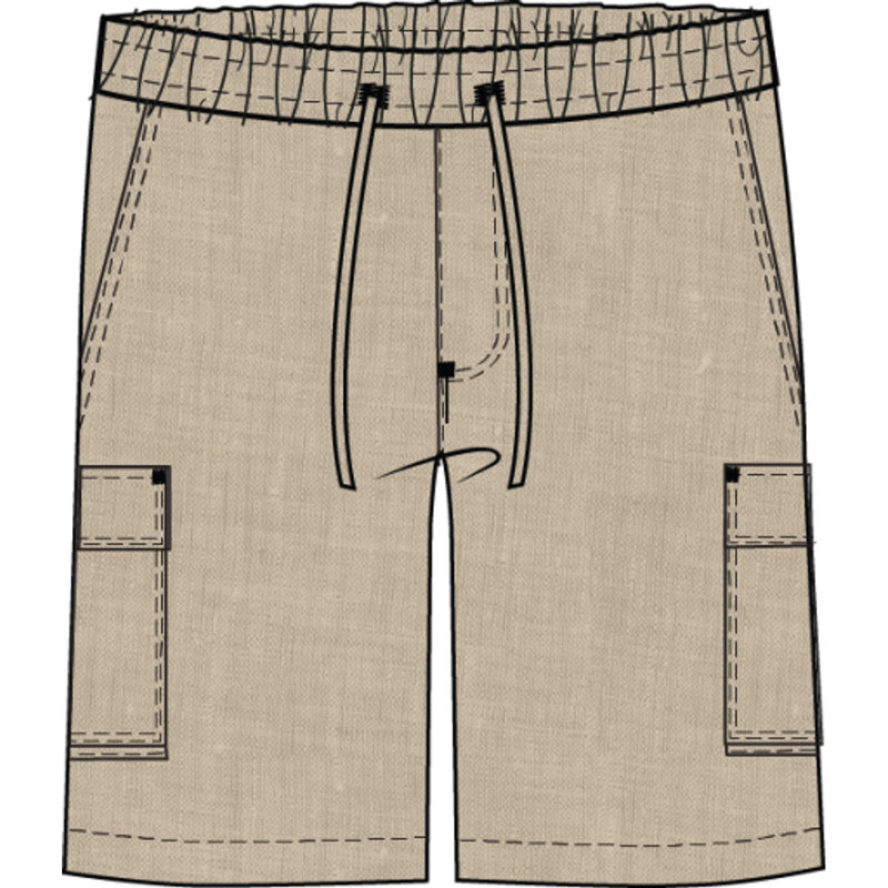 Onia - Mens Stretch Linen Pull-on Cargo Short