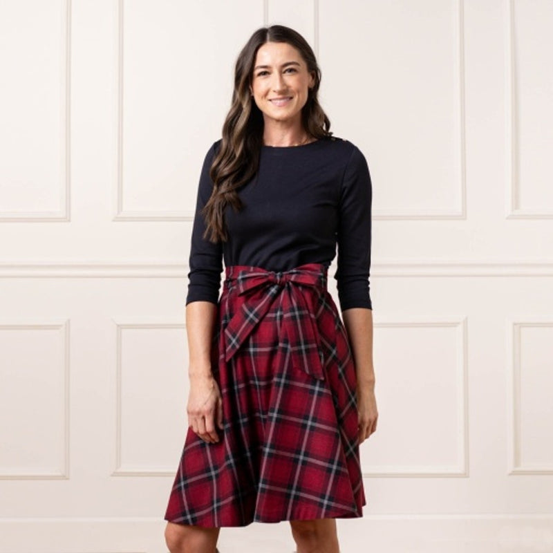 Hope & Henry - Womens French Skater Dress