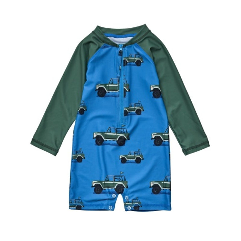 Snapper Rock - Boys Surf Safari Long Sleeve Sunsuit