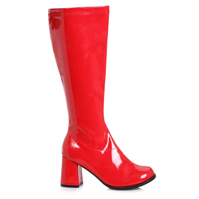 Ellie Shoes - 3" Wide Width Gogo Boots W/Zipper