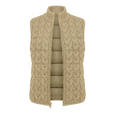 Liverpool Los Angeles - Womens Slvlss Reversible Zip Front Quilted Swtr Vest