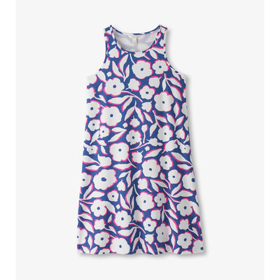 Little Blue House - Unisex Tank Dress Fresh Flowers
