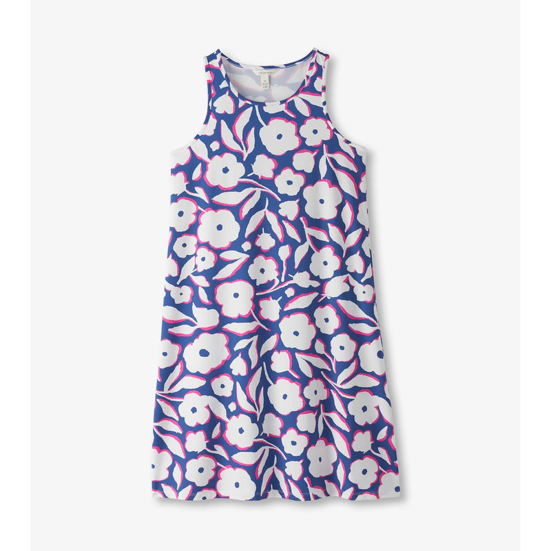 Little Blue House - Unisex Tank Dress Fresh Flowers