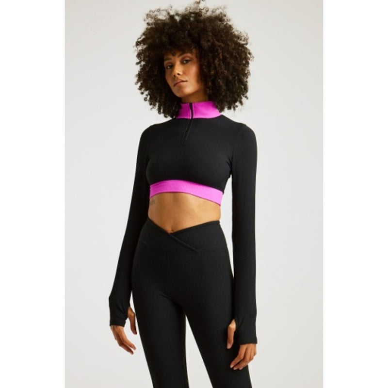 Year of Ours - Womens Thermal Eva Long Sleeve Crop
