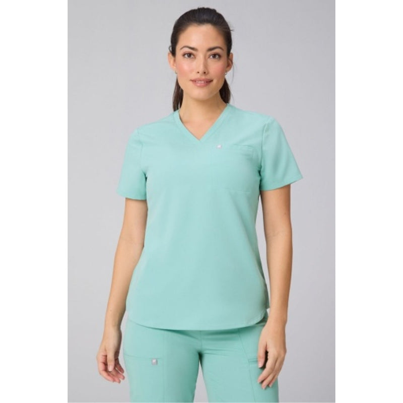 Fabletics - Womens Vital Scrub Top - Sea Glass