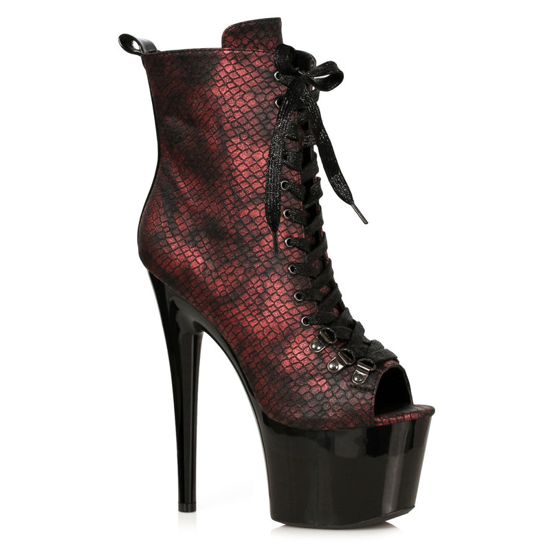 Ellie Shoes - 7" Heel Lace Up Ankle Boots