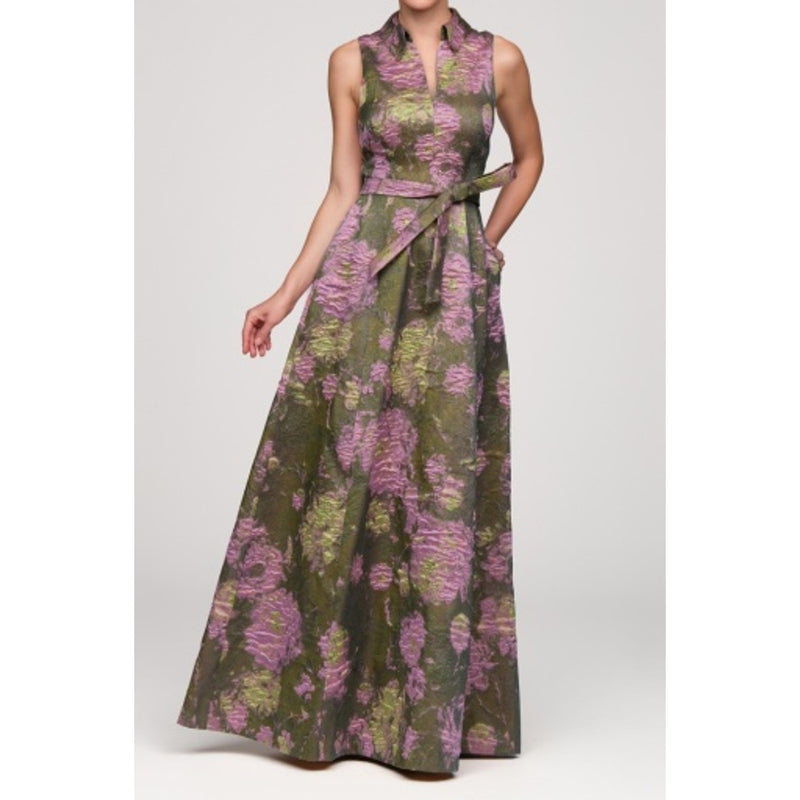 JS Collections - Womens Pearl a Line Gown