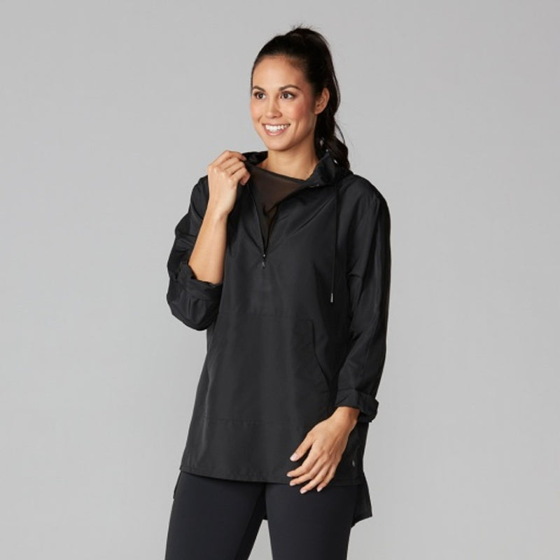 Thirty Three Threads - Unisex Zip Front Pullover Ebony