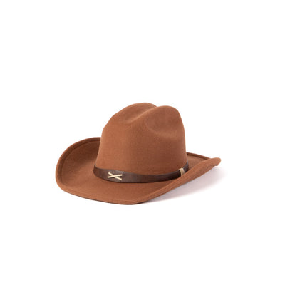 San Diego Hat Company - Faux Felt Cattlemans Crease Cowboy