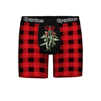 Tipsy Elves - Mens Mistletoe Boxer Briefs