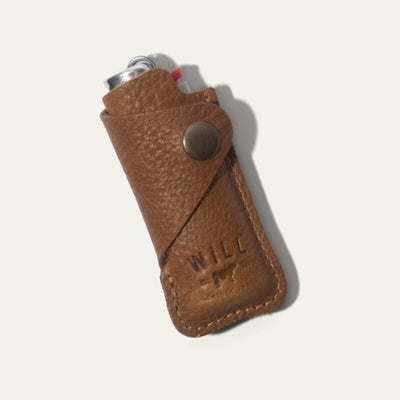 WILL Leather Goods - Unisex Leather Cover with Lighter