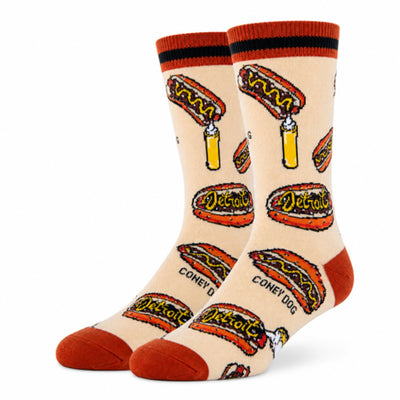 Oooh Yeah - Mens Crew Socks Coney Dog