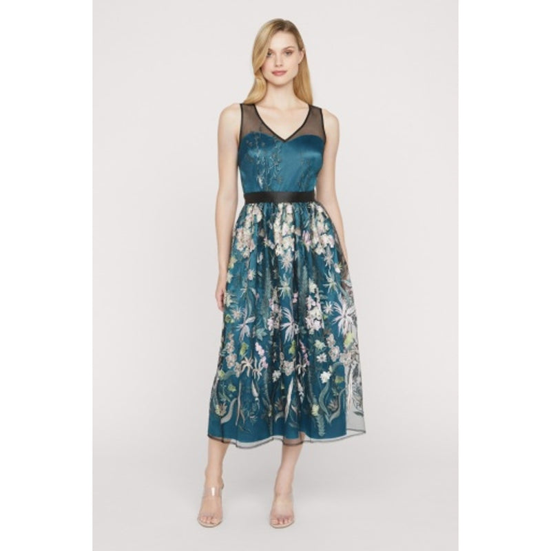 JS Collections - Womens Cynthia V-Neck Cocktail