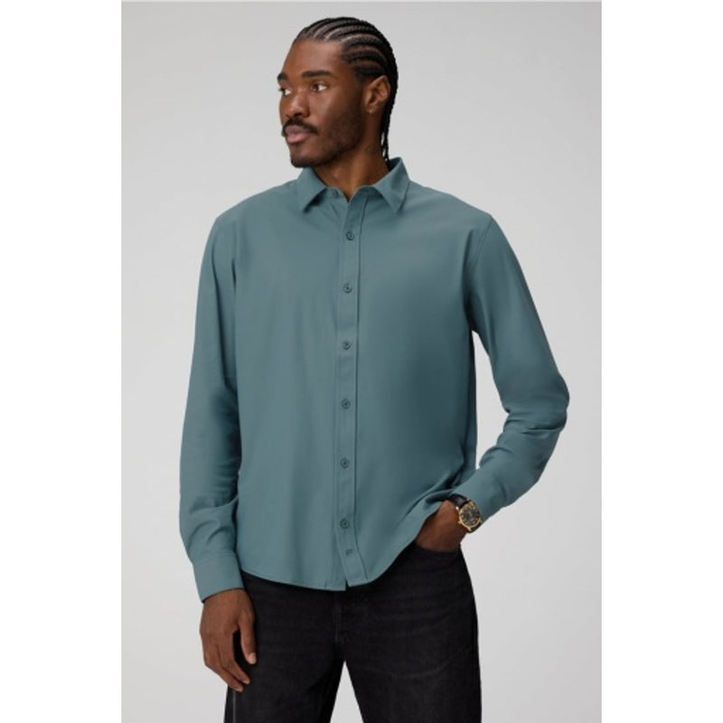 Fabletics - Mens the Don Long Sleeve Button Up (Slim Fit)