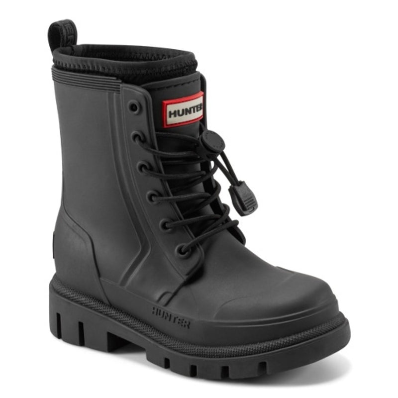 Hunter - Kids Stamp Lace-Up Waterproof Ankle Boot