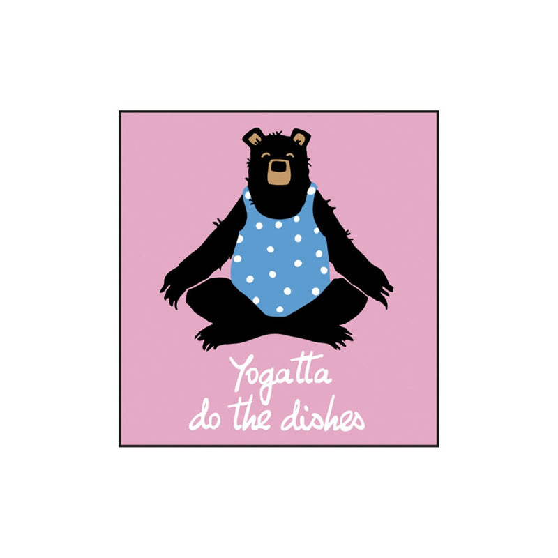 Little Blue House - Unisex Yogatta Do the Dishes Eco Dishcloth