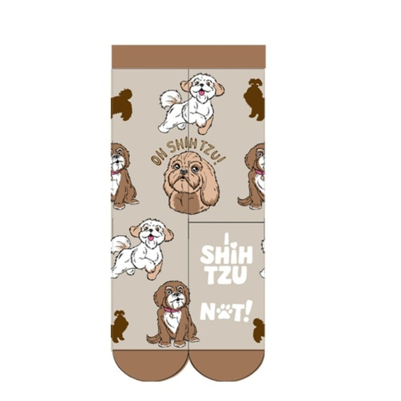 Oooh Yeah - Mens Crew Socks Shih Tzu Not