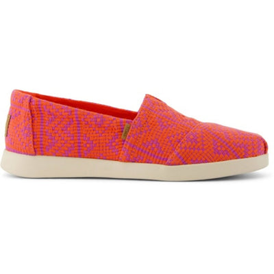 TOMS - Womens Alpargata Plus - Flame Diamond Global Woven
