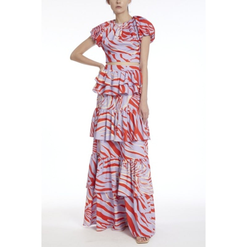 Badgley Mischka - Womens Zebra Tier Skt