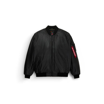 Alpha Industries - Mens Ma-1 Heritage Fit Flight Jacket (Leather)