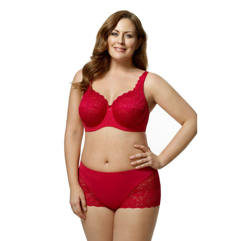 Elila - Womens Stretch Lace Cheeky Panty