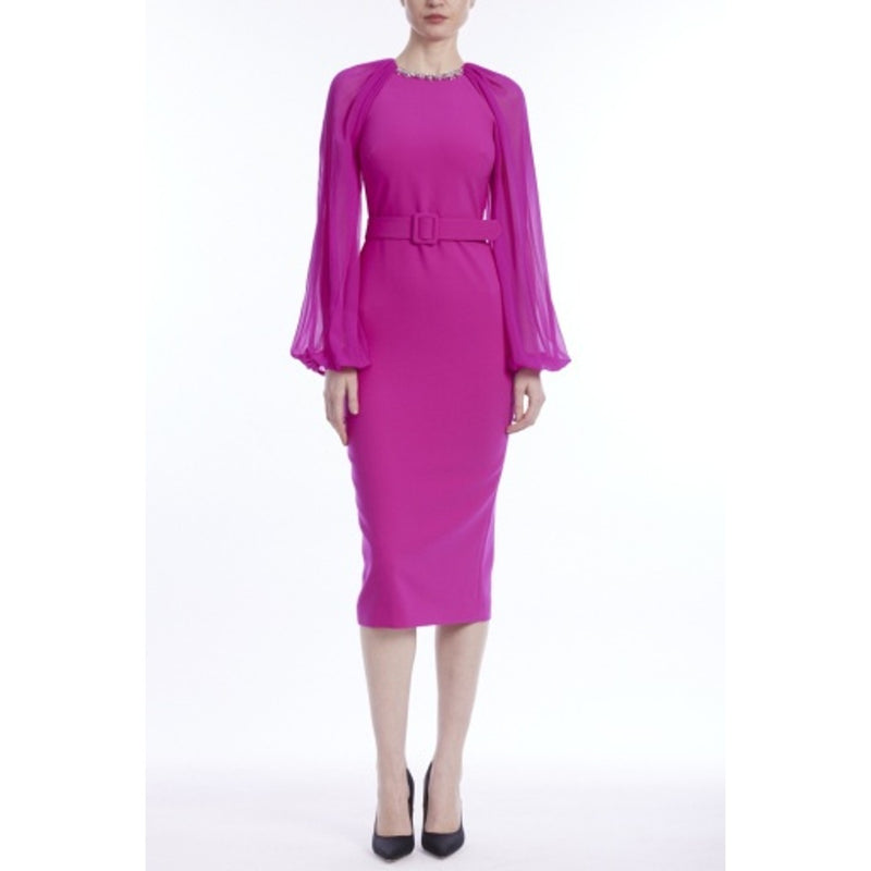Badgley Mischka - Womens Ggt Sleeve and Crepe