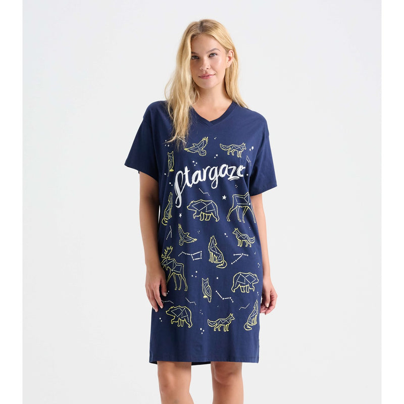Little Blue House - Stargazer Womens Sleepshirt