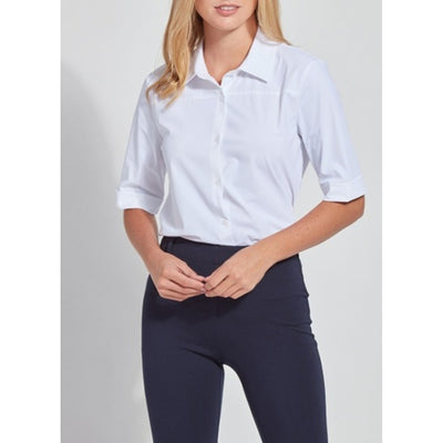 Lysse - Womens Josie Short Sleeve Button Down