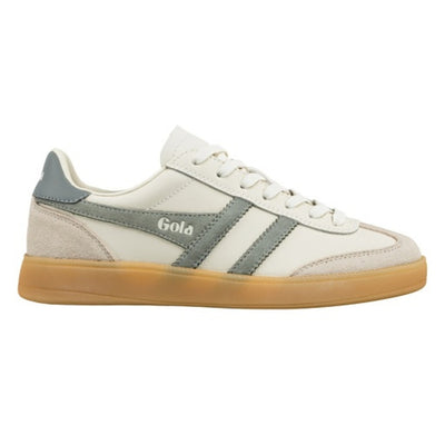 Gola - Womens Viper Leather Sneakers - Off White/Bone/Conifer/Gum