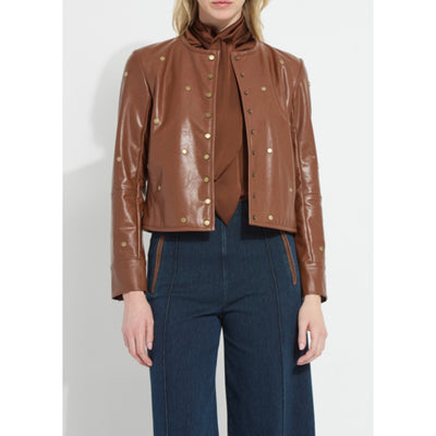 Lysse - Womens Luanne Studded Vegan Leather Jacket