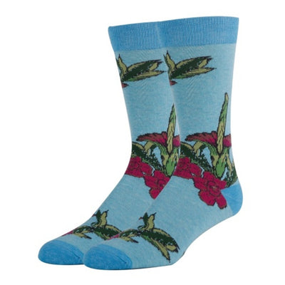 Oooh Yeah - Mens Corpse Floral-Novelty-Men's Crew Socks