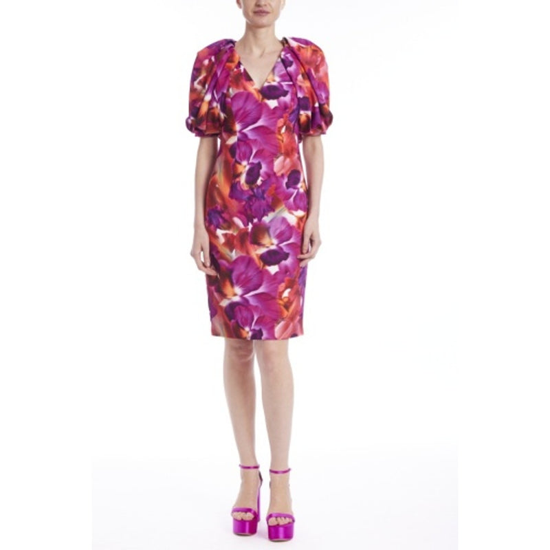 Badgley Mischka - Womens Floral Full Slv