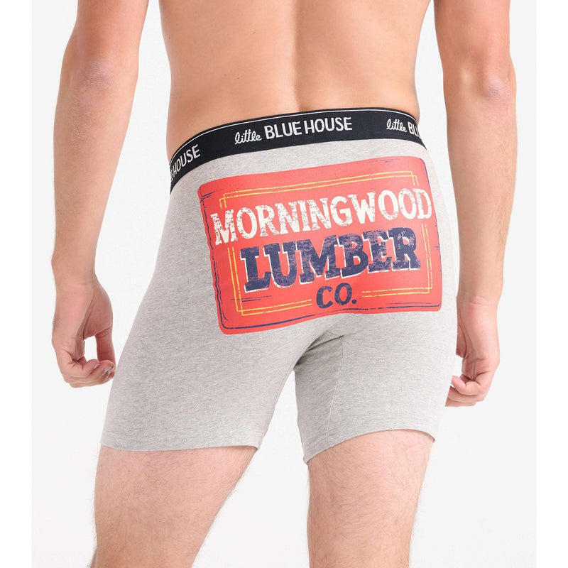 Little Blue House - Morningwood Lumber Mens Boxer Brief