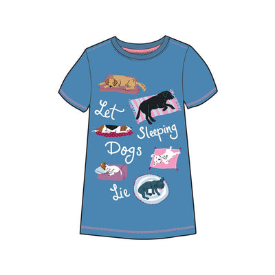 Little Blue House - Let Sleeping Dogs Lie Womens Sleepshirt