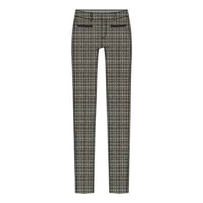 Liverpool Los Angeles - Womens Mid-Rise Trouser with Faux Leather Trim 29 Ins