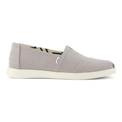 TOMS - Womens Alpargata Plus - Drizzle Grey Heritage Canvas