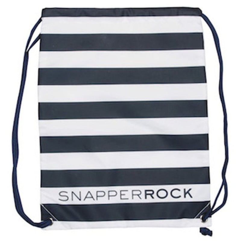 Snapper Rock - Kids Swim Bag Navy / White Stripe