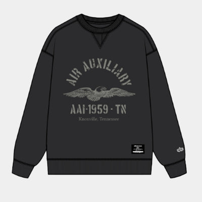Alpha Industries - Mens Essential Crew Relaxed Fit Sweatshirt (Air Aux)